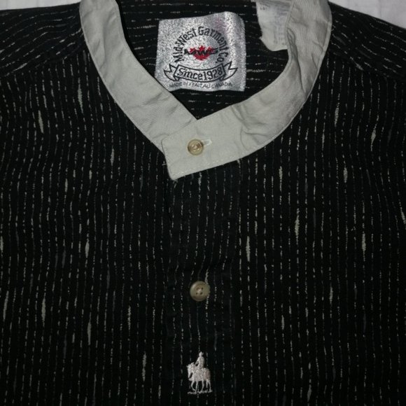 Midwest Garment men's casual long sleeve button down shirt - Picture 2 of 4